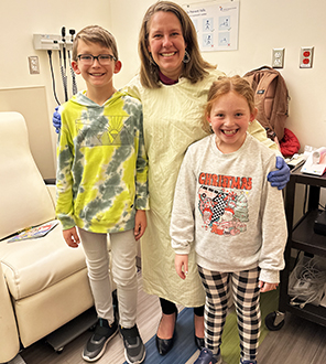 doctor and patients